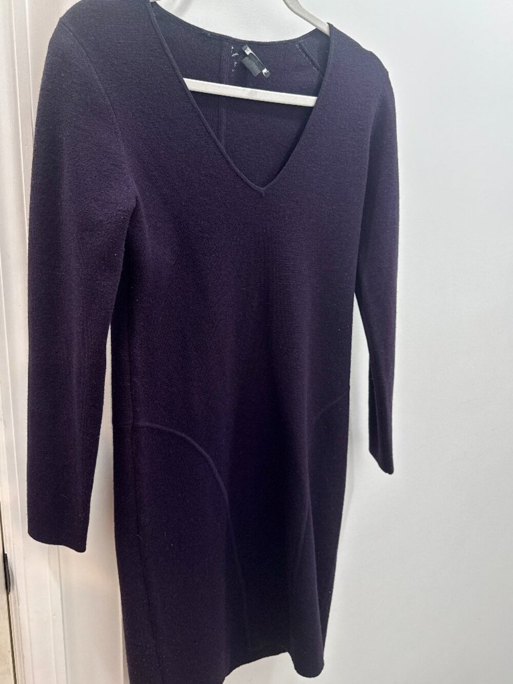 Theory purple sweater dress, Talli Evian Stretch, small